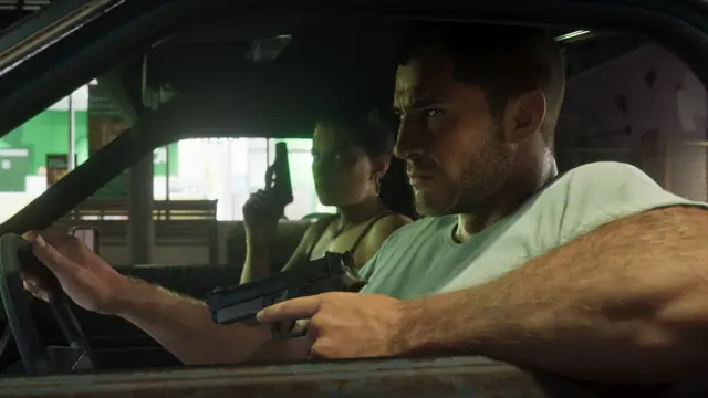 Official GTA VI screenshot: Jason and Lucia 06