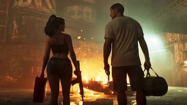 Official GTA VI screenshot: Jason and Lucia 08